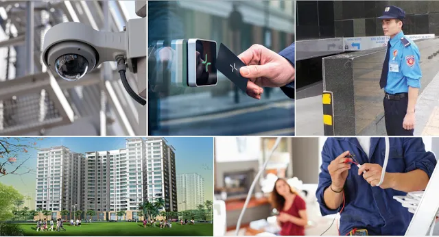 Các lớp an ninh chặt chẽ trong căn hộ cao cấp
