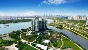 khu căn hộ cao cấp ven sông