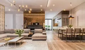 thiết kế ánh sáng trong căn hộ cao cấp